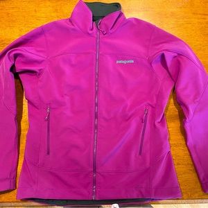 Patagonia Ladies Large Jacket Polartec Windbloc Purple/Pink EUC